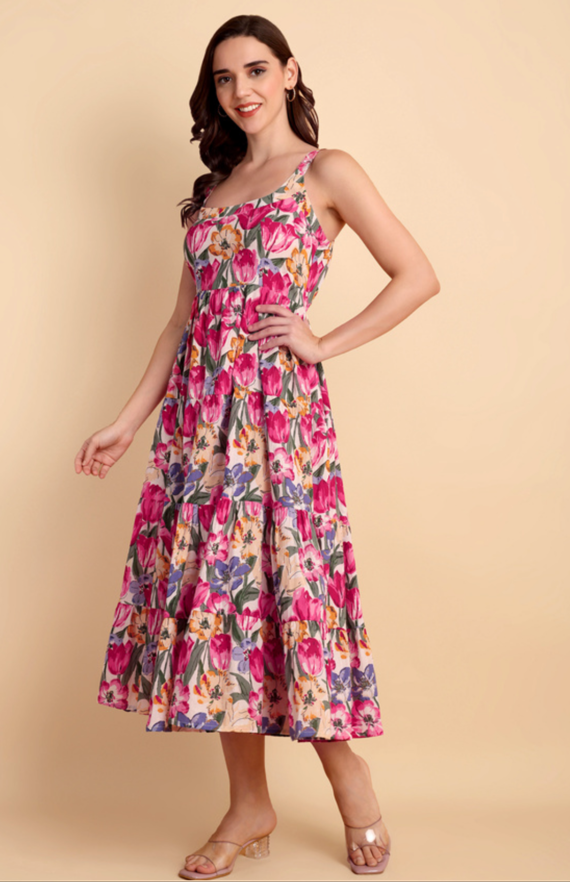 Floral Midi Dress