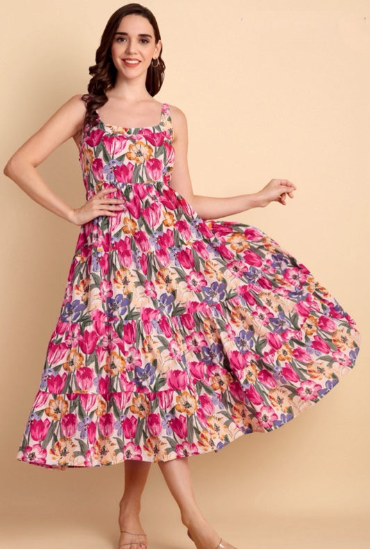 Floral Midi Dress