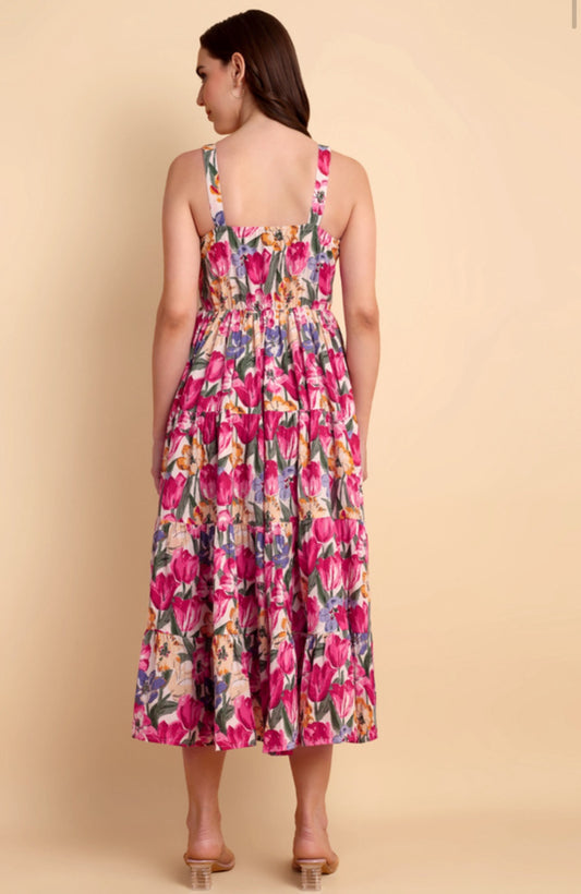 Floral Midi Dress